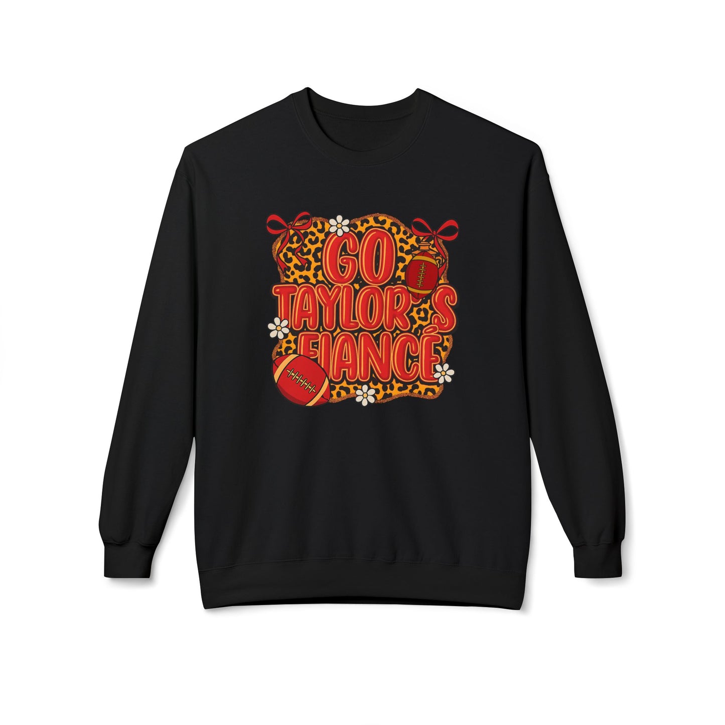 Taylor & Travis Engagement Leopard Print Sweatshirt - Go Taylor's Fiancé
