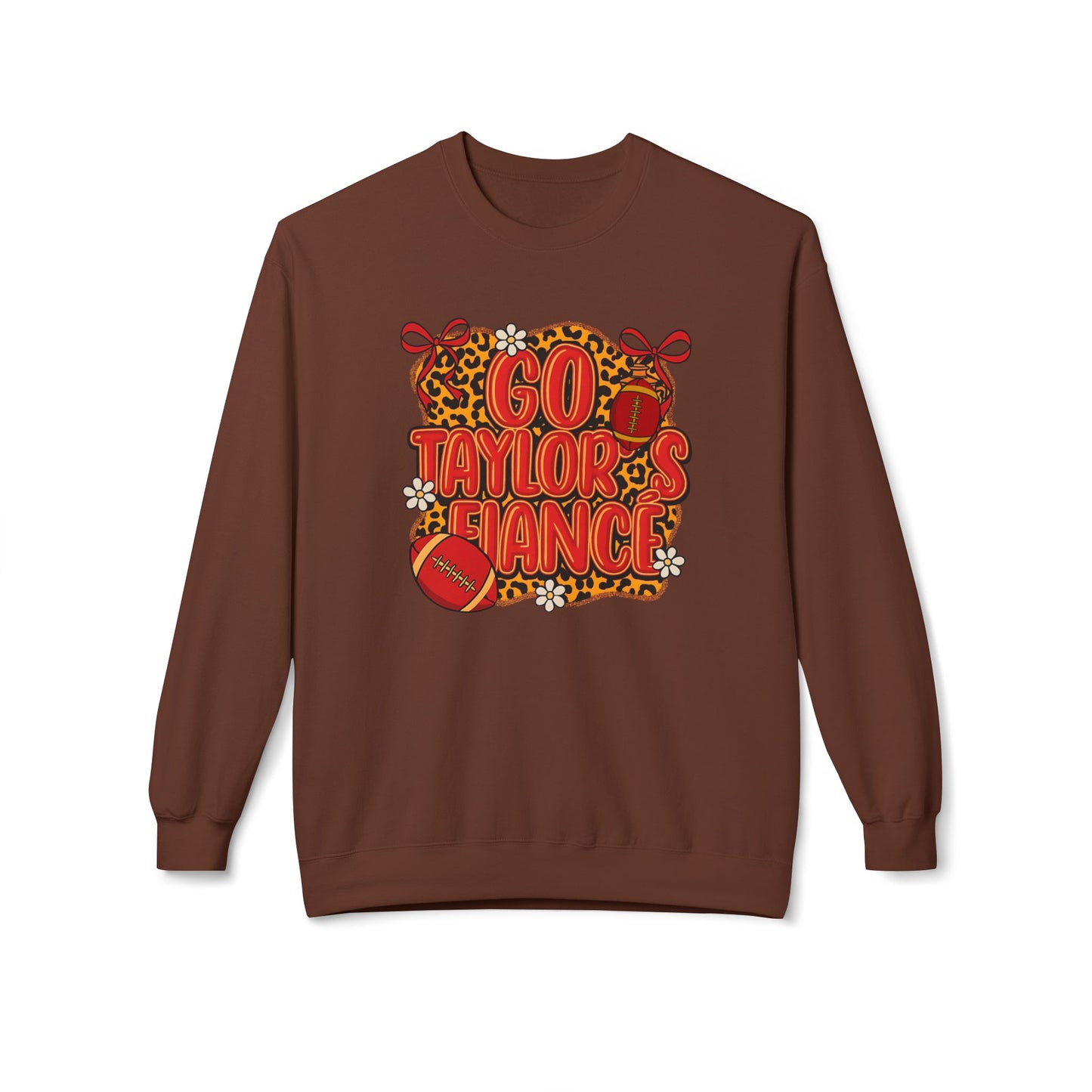 Taylor & Travis Engagement Leopard Print Sweatshirt - Go Taylor's Fiancé