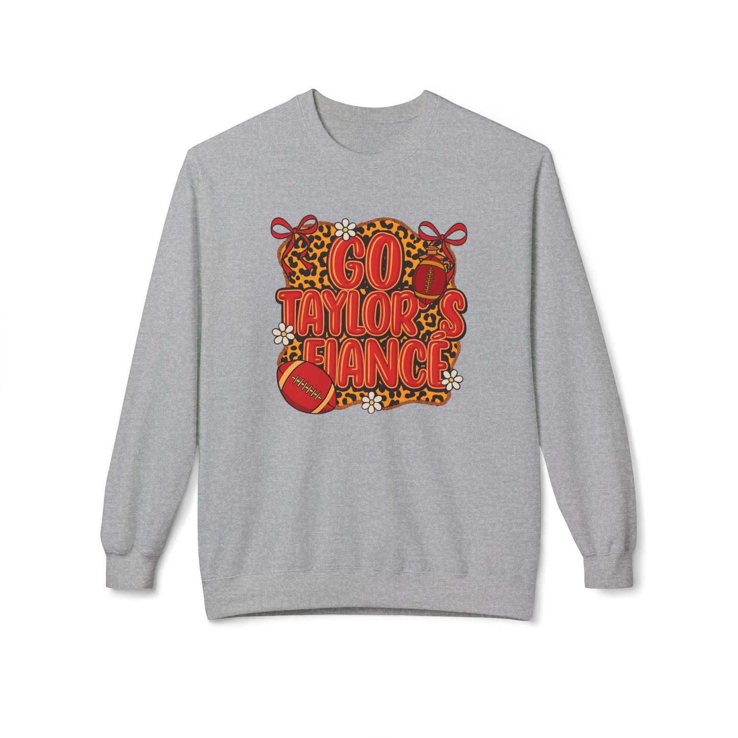 Taylor & Travis Engagement Leopard Print Sweatshirt - Go Taylor's Fiancé