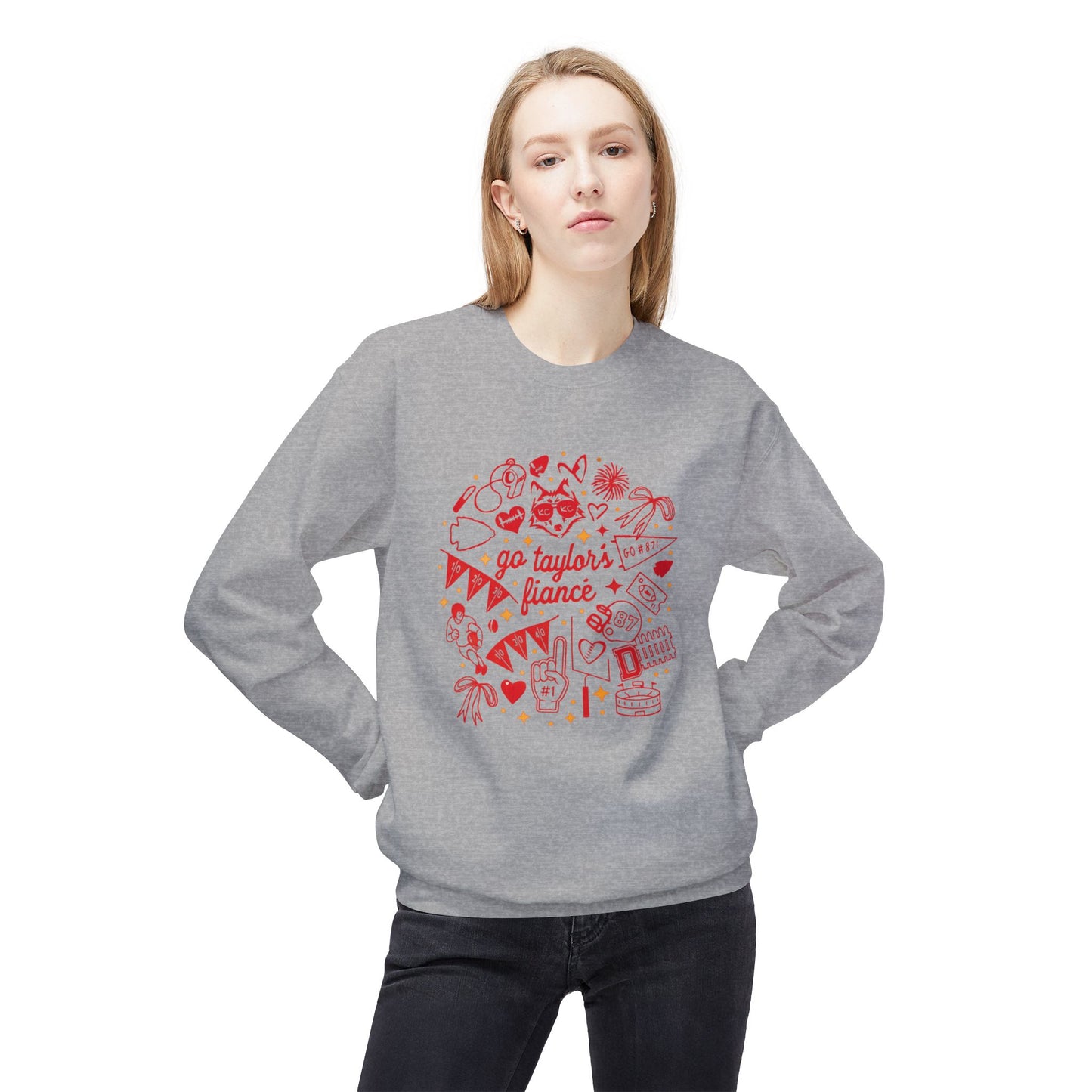 Go Taylor's Fiancé – Football Love Sweatshirt