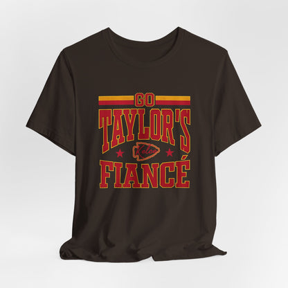 Go Taylor's Fiancé Football Fan T-Shirt
