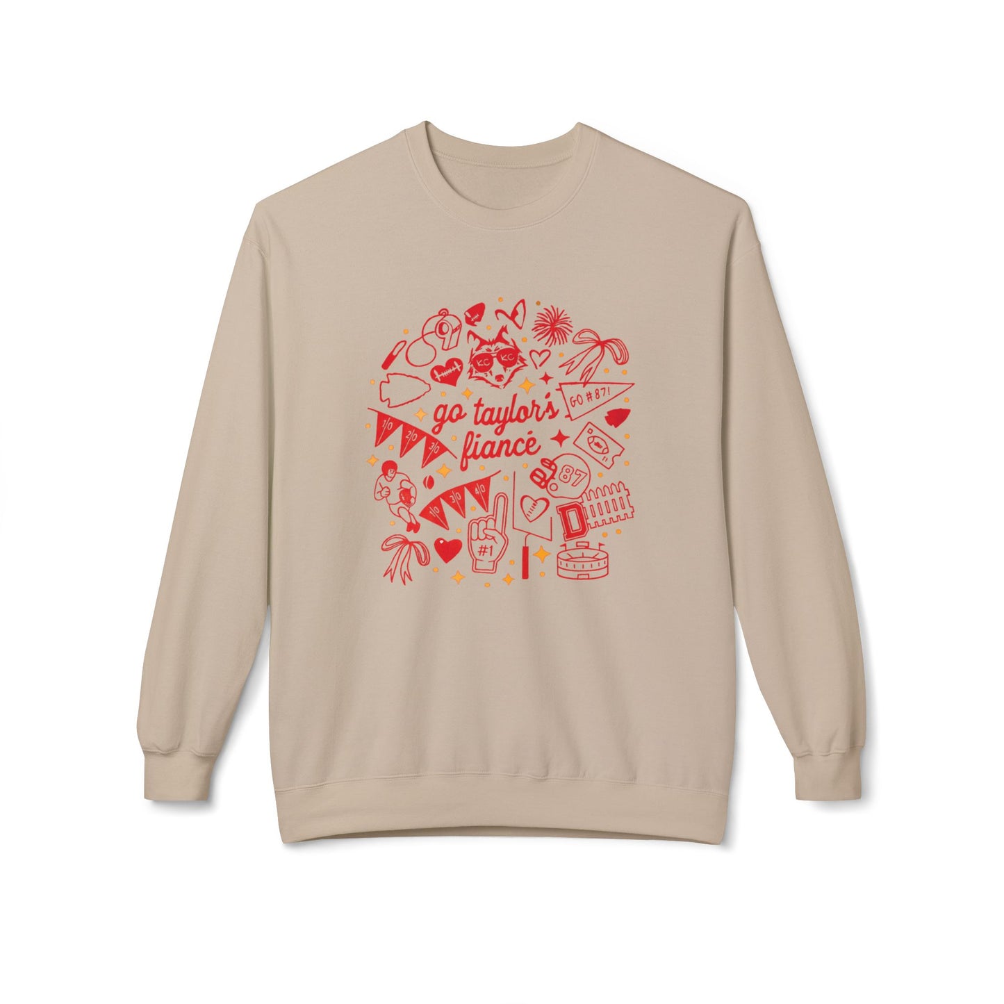 Go Taylor's Fiancé – Football Love Sweatshirt
