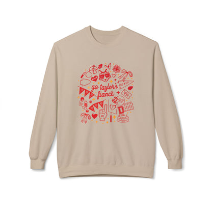 Go Taylor's Fiancé – Football Love Sweatshirt