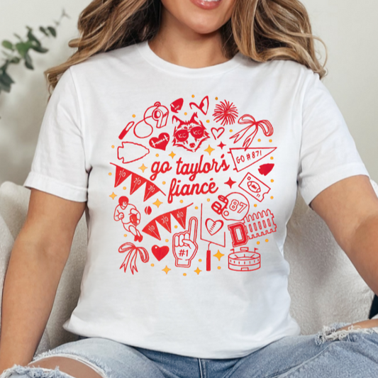 GO Taylor's Fiancé – Football Love Shirt