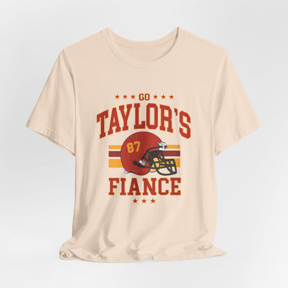 Go Taylor's Fiancé Chiefs-Inspired T-Shirt