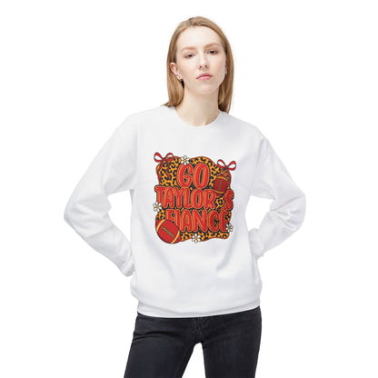 Taylor & Travis Engagement Leopard Print Sweatshirt - Go Taylor's Fiancé