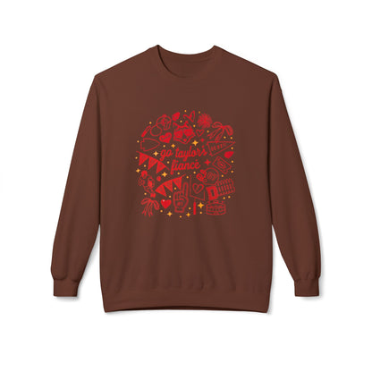 Go Taylor's Fiancé – Football Love Sweatshirt