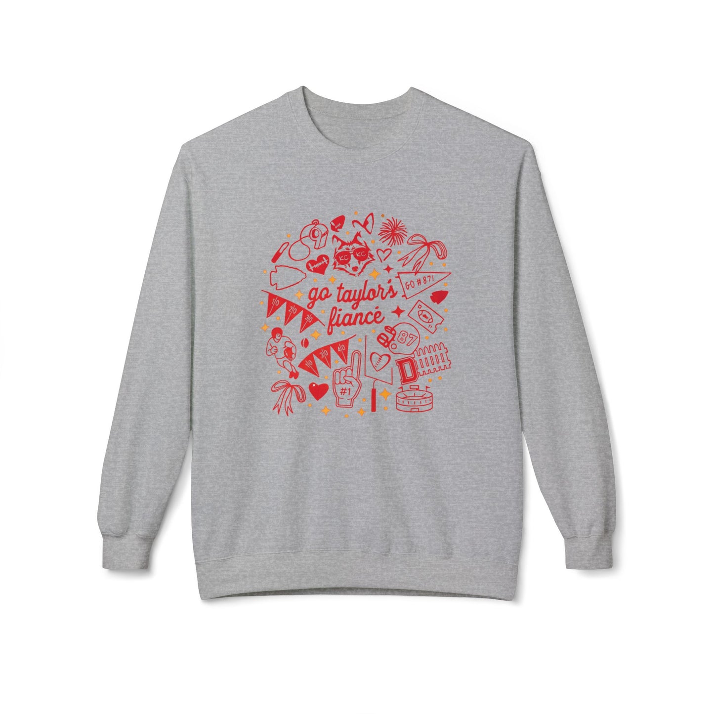 Go Taylor's Fiancé – Football Love Sweatshirt