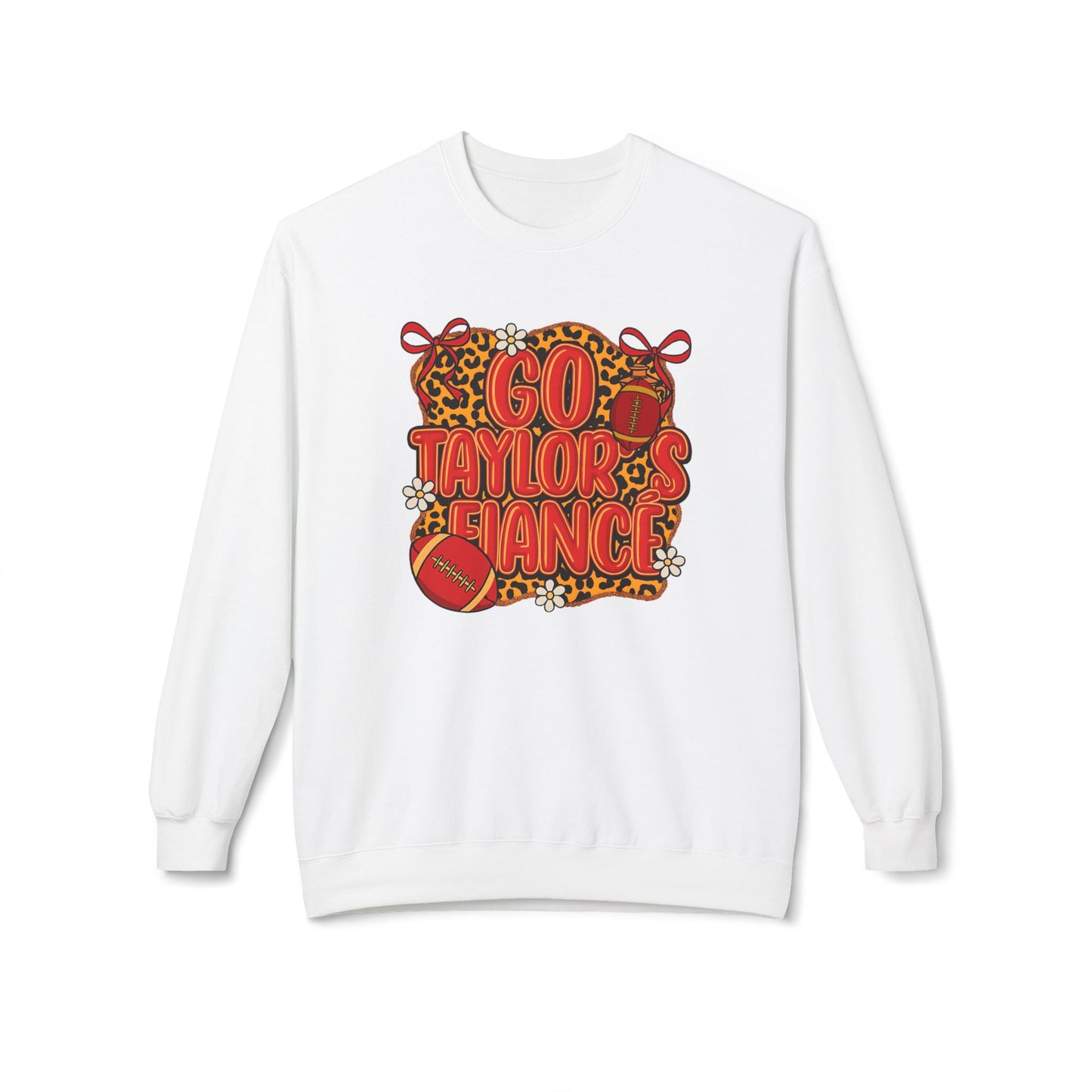 Taylor & Travis Engagement Leopard Print Sweatshirt - Go Taylor's Fiancé