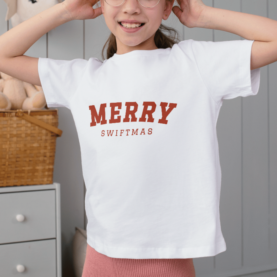 Merry Swiftmas Kids T-Shirt