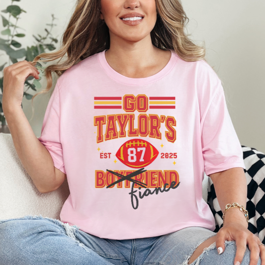 Go #87! Taylor's Fiancé Fan Graphic Shirt