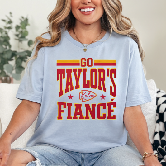 Go Taylor's Fiancé Football Fan T-Shirt